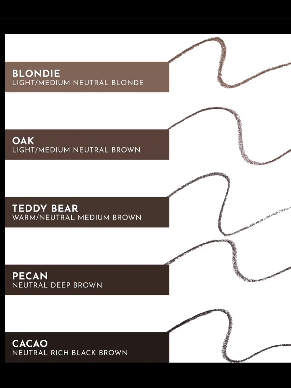 🌷 Lawless Shape Up Soft Fill Eyebrow Pencil Teddy Bear /Blondie / Oak New FullSz